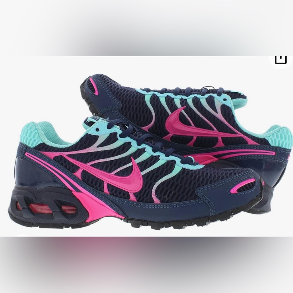 Nike Women's Air Max Torch 4 Running Shoe (7.5, Midnight Navy/Pink Blast)